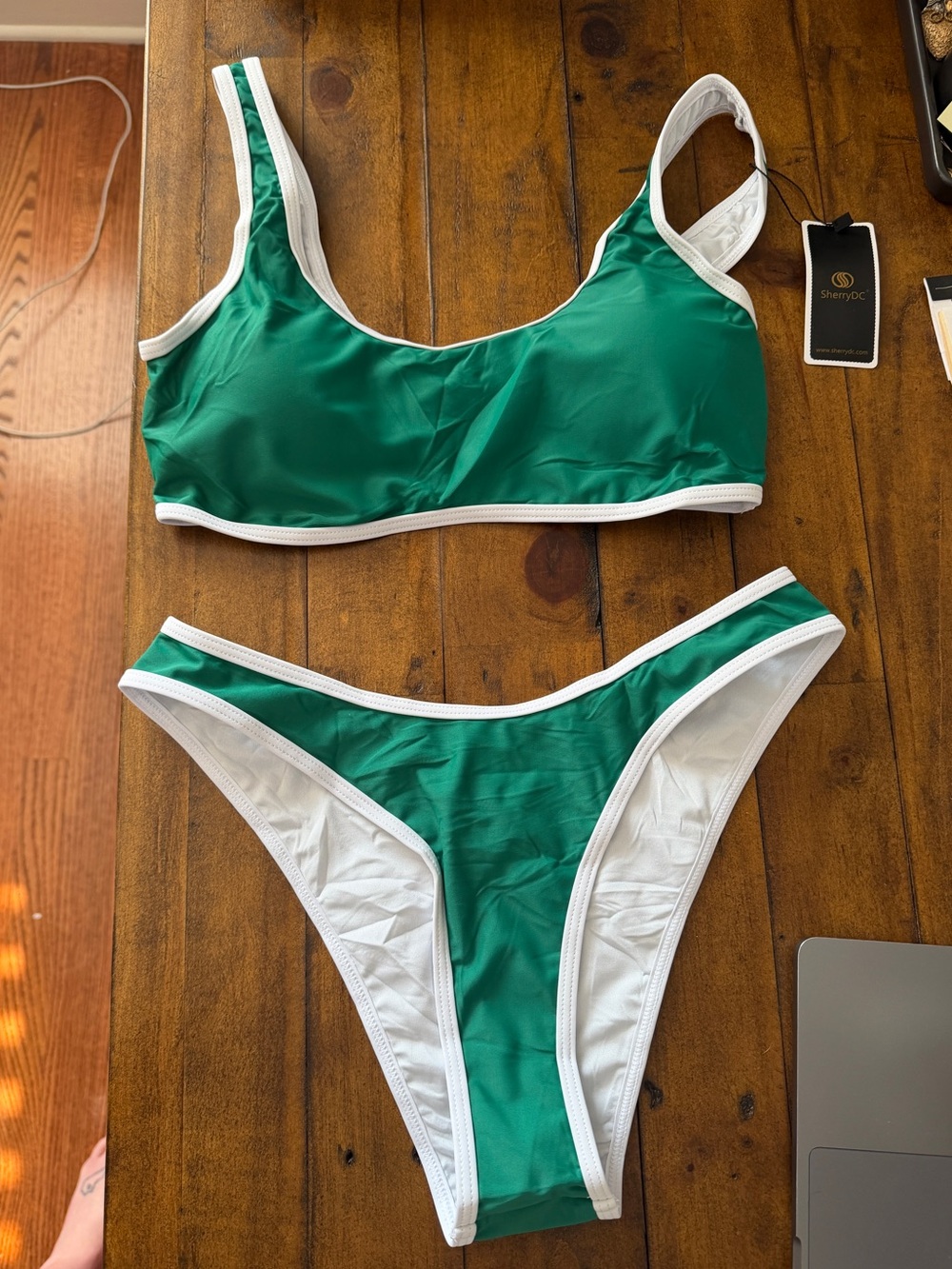 NWT Scoop Neck Bikini Set